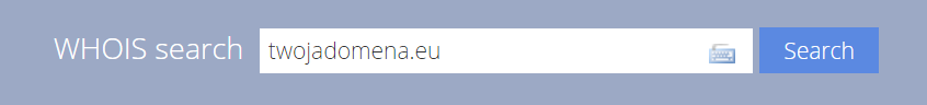 Jak samodzielnie uzyskać kod AuthInfo dla domeny EU?