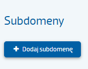 Jak utworzyć subdomenę (np. sklep.domena.pl)?