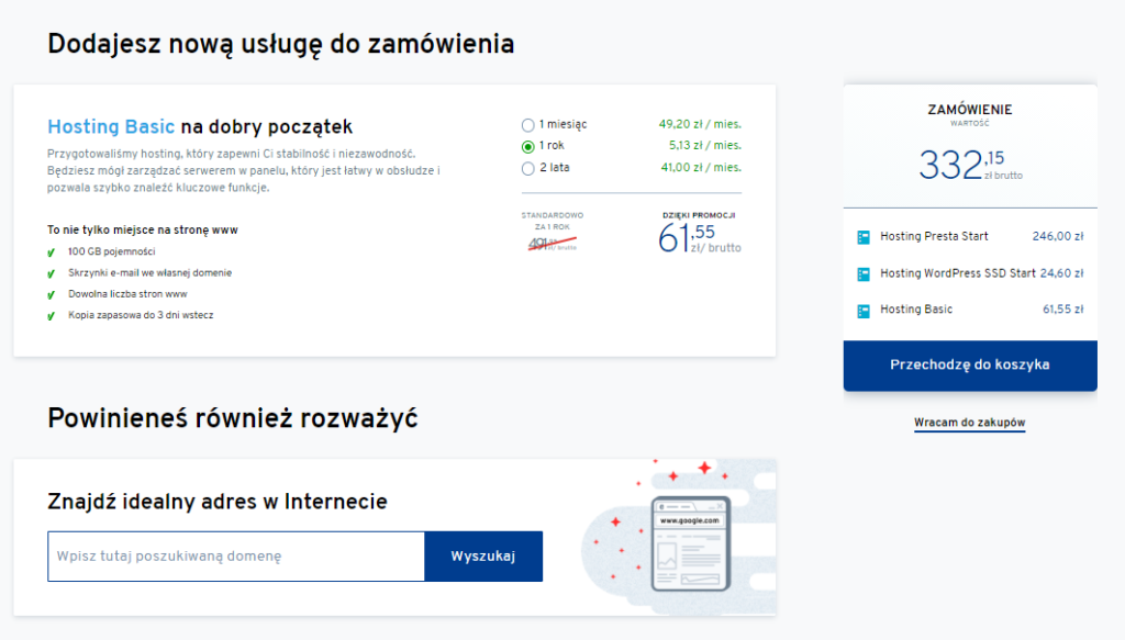 Jak zarejestrować nową usługę w AZ.pl?