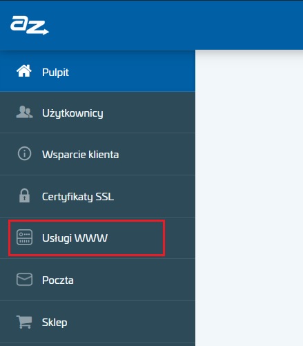 Jak zmienić hasło do bazy danych w panelu AZ.pl?