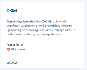 DKIM - jak włączyć w panelu