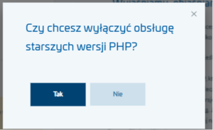 Potwierdzenie wyłączenia płatnej obsługi